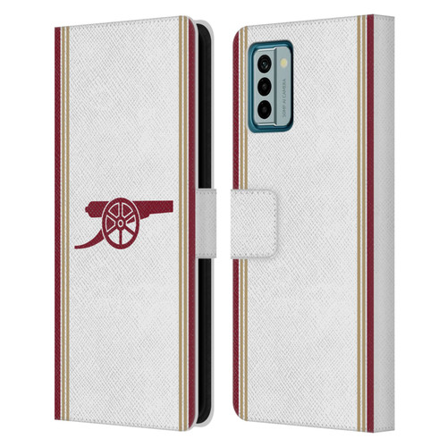 Arsenal FC 2025/26 Kit Third Leather Book Wallet Case Cover For Nokia G42
