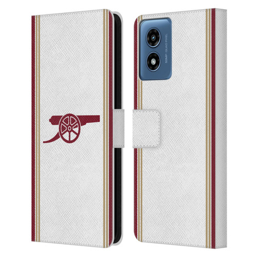 Arsenal FC 2025/26 Kit Third Leather Book Wallet Case Cover For Motorola Moto G Play (2024)