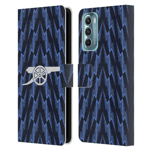 Arsenal FC 2025/26 Kit Away Leather Book Wallet Case Cover For Motorola Moto G Stylus 5G (2022)