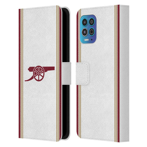 Arsenal FC 2025/26 Kit Third Leather Book Wallet Case Cover For Motorola Moto G100