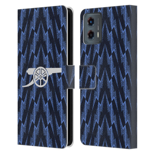 Arsenal FC 2025/26 Kit Away Leather Book Wallet Case Cover For Motorola Moto G (2023)