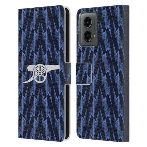 Arsenal FC 2025/26 Kit Away Leather Book Wallet Case Cover For Motorola Moto G (2024)