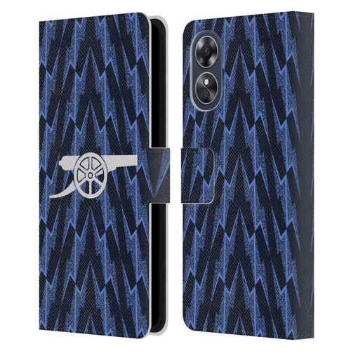 Arsenal FC 2025/26 Kit Away Leather Book Wallet Case Cover For OPPO A17