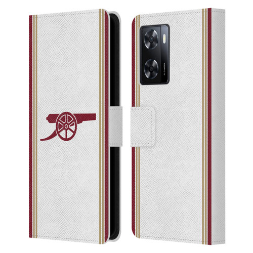 Arsenal FC 2025/26 Kit Third Leather Book Wallet Case Cover For OPPO A57s