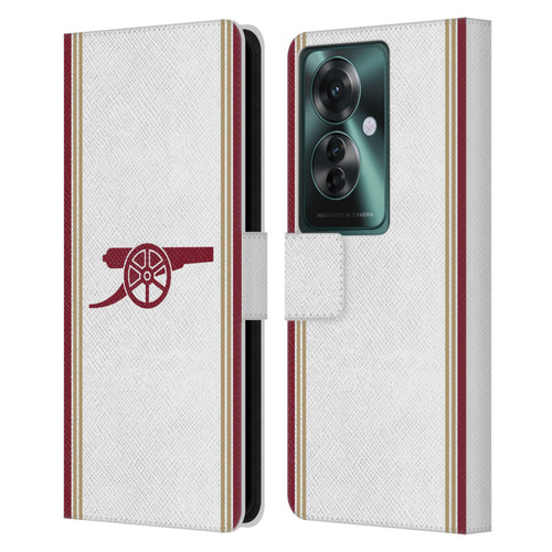 Arsenal FC 2025/26 Kit Third Leather Book Wallet Case Cover For OPPO Reno11 F 5G / F25 Pro 5G Arsenal FC 2025/26 Kit Third Leather Book Wallet Case Cover For OPPO Reno11 F 5G / F25 Pro 5G