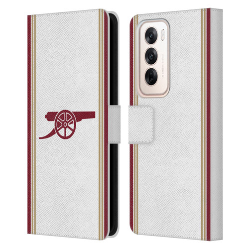 Arsenal FC 2025/26 Kit Third Leather Book Wallet Case Cover For OPPO Reno12 5G