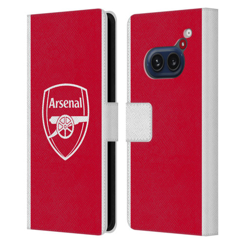 Arsenal FC 2025/26 Kit Home Leather Book Wallet Case Cover For Nothing Phone (2a) Arsenal FC 2025/26 Kit Home Leather Book Wallet Case Cover For Nothing Phone (2a)