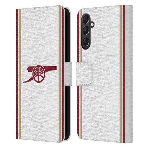 Arsenal FC 2025/26 Kit Third Leather Book Wallet Case Cover For Samsung Galaxy A24 4G / M34 5G