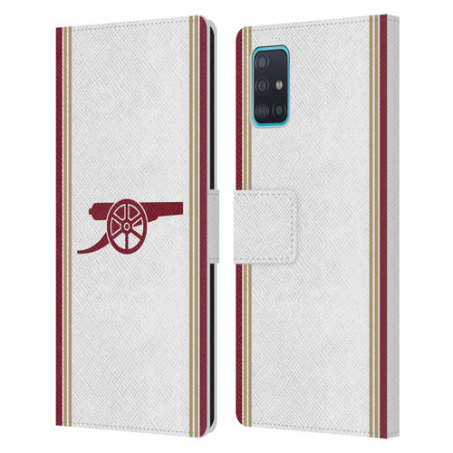 Arsenal FC 2025/26 Kit Third Leather Book Wallet Case Cover For Samsung Galaxy A51 (2019)