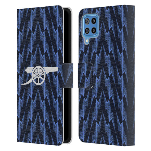 Arsenal FC 2025/26 Kit Away Leather Book Wallet Case Cover For Samsung Galaxy F22 (2021)