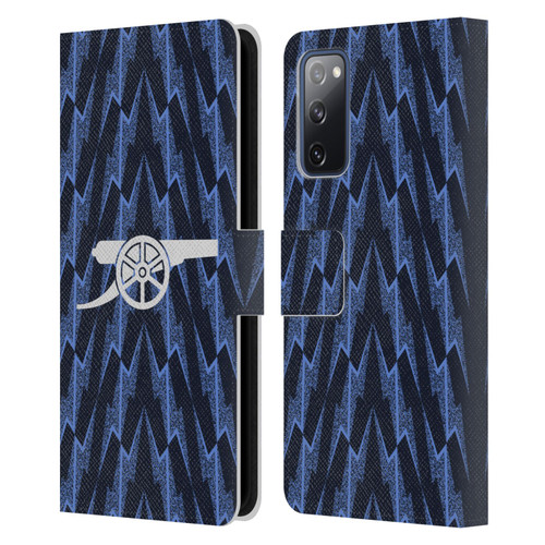 Arsenal FC 2025/26 Kit Away Leather Book Wallet Case Cover For Samsung Galaxy S20 FE / 5G