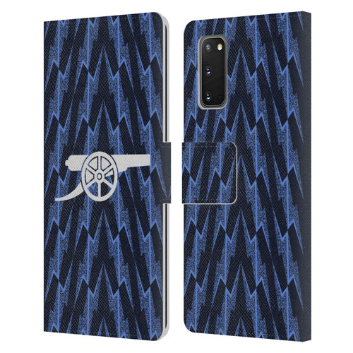 Arsenal FC 2025/26 Kit Away Leather Book Wallet Case Cover For Samsung Galaxy S20 / S20 5G