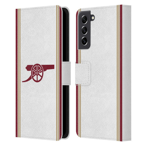 Arsenal FC 2025/26 Kit Third Leather Book Wallet Case Cover For Samsung Galaxy S21 FE 5G
