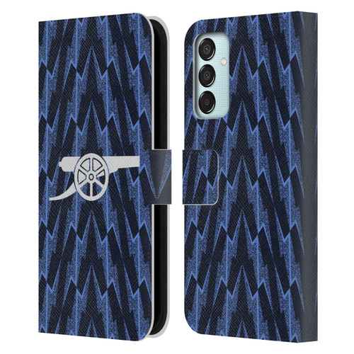 Arsenal FC 2025/26 Kit Away Leather Book Wallet Case Cover For Samsung Galaxy M15/F15 5G