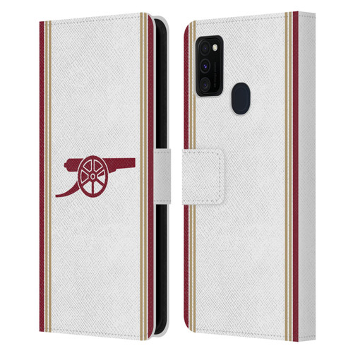 Arsenal FC 2025/26 Kit Third Leather Book Wallet Case Cover For Samsung Galaxy M30s (2019)/M21 (2020)