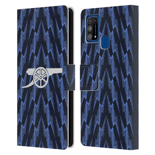 Arsenal FC 2025/26 Kit Away Leather Book Wallet Case Cover For Samsung Galaxy M31 (2020)
