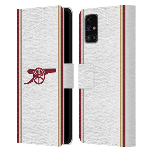 Arsenal FC 2025/26 Kit Third Leather Book Wallet Case Cover For Samsung Galaxy M31s (2020)