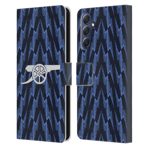 Arsenal FC 2025/26 Kit Away Leather Book Wallet Case Cover For Samsung Galaxy M54 5G