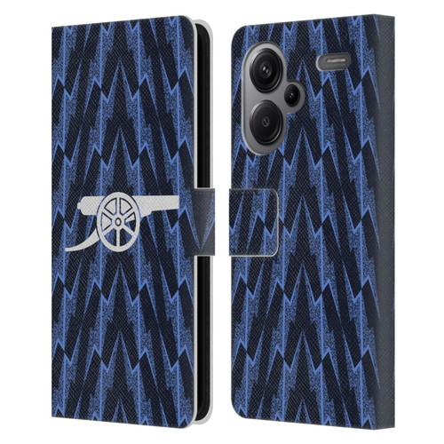 Arsenal FC 2025/26 Kit Away Leather Book Wallet Case Cover For Xiaomi Redmi Note 13 Pro Plus 5G