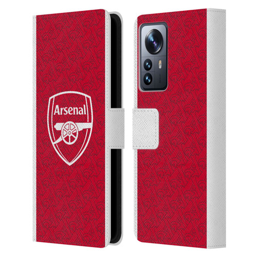 Arsenal FC 2025/26 Kit Home Leather Book Wallet Case Cover For Xiaomi 12 Pro