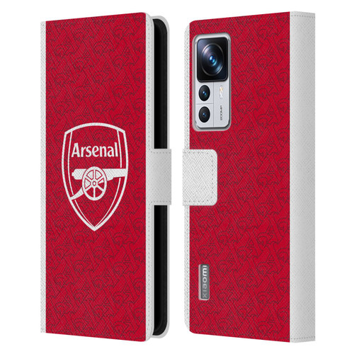 Arsenal FC 2025/26 Kit Home Leather Book Wallet Case Cover For Xiaomi 12T Pro