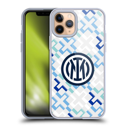 Fc Internazionale Milano 2025/26 Crest Kit Away Soft Gel Case for Apple iPhone 11 Pro & MagSafe