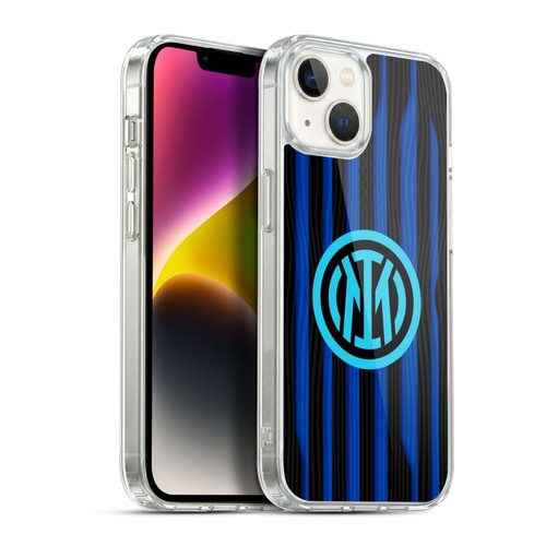 Fc Internazionale Milano 2025/26 Crest Kit Home Soft Gel Case for Apple iPhone 14 Plus & MagSafe