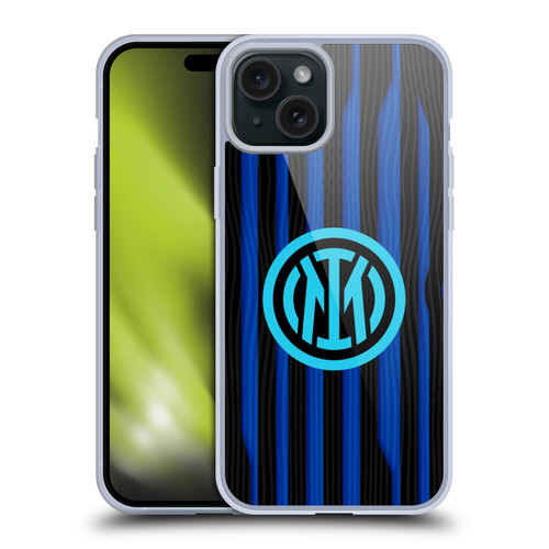 Fc Internazionale Milano 2025/26 Crest Kit Home Soft Gel Case for Apple iPhone 15 Plus