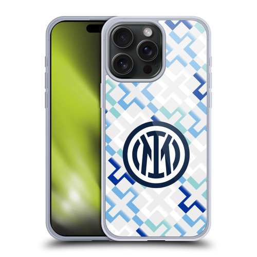 Fc Internazionale Milano 2025/26 Crest Kit Away Soft Gel Case for Apple iPhone 15 Pro Max & MagSafe