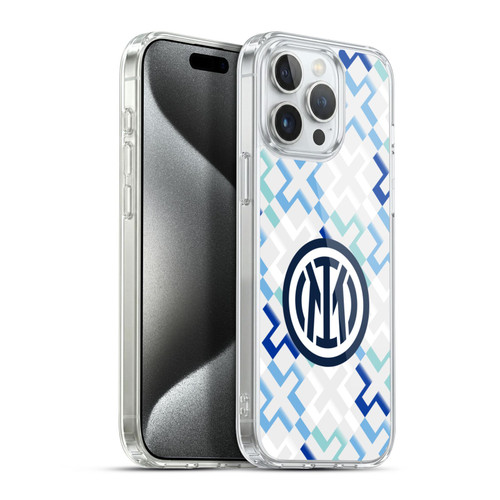 Fc Internazionale Milano 2025/26 Crest Kit Away Soft Gel Case for Apple iPhone 15 Pro Max & MagSafe