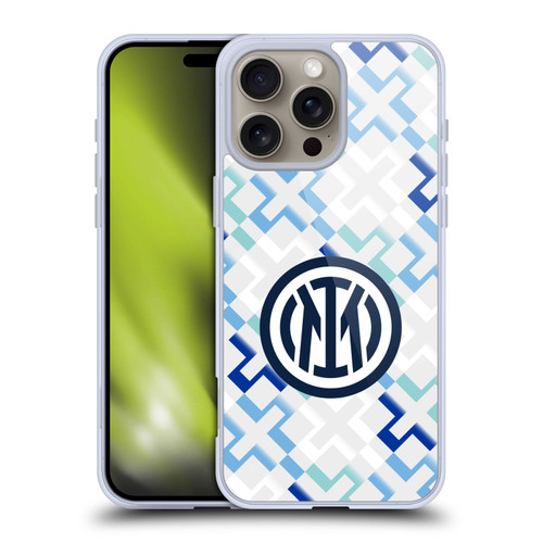 Fc Internazionale Milano 2025/26 Crest Kit Away Soft Gel Case for Apple iPhone 16 Pro Max