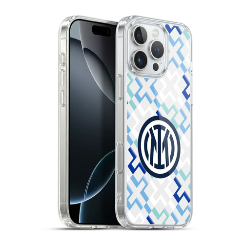 Fc Internazionale Milano 2025/26 Crest Kit Away Soft Gel Case for Apple iPhone 16 Pro Max & MagSafe