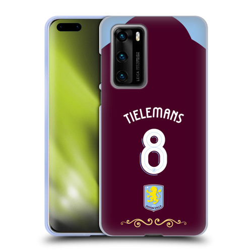 Aston Villa Football Club 2025/26 Players Home Kit Youri Tielemans Soft Gel Case for Huawei P40 5G
