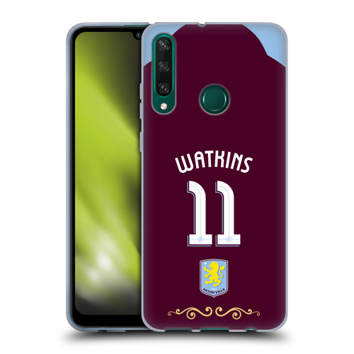 Aston Villa Football Club 2025/26 Players Home Kit Ollie Watkins Soft Gel Case for Huawei Y6p
