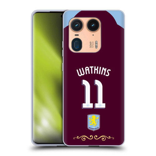 Aston Villa Football Club 2025/26 Players Home Kit Ollie Watkins Soft Gel Case for Motorola Edge 50 Ultra/X50 Ultra