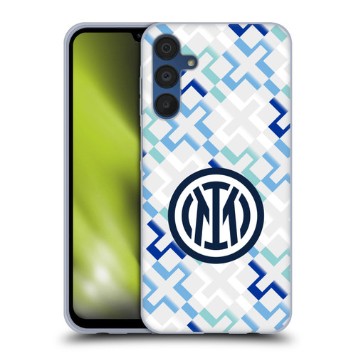 Fc Internazionale Milano 2025/26 Crest Kit Away Soft Gel Case for Samsung Galaxy A15