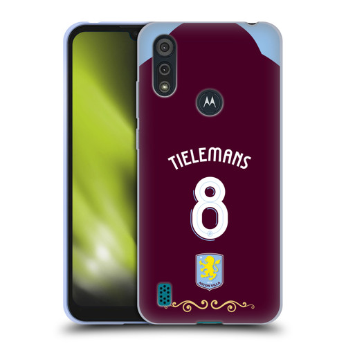 Aston Villa Football Club 2025/26 Players Home Kit Youri Tielemans Soft Gel Case for Motorola Moto E6s (2020)
