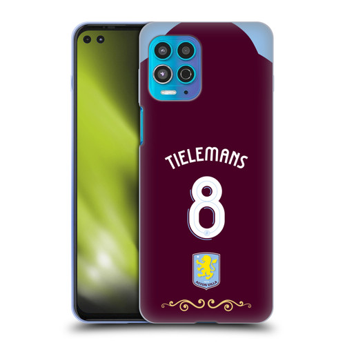 Aston Villa Football Club 2025/26 Players Home Kit Youri Tielemans Soft Gel Case for Motorola Moto G100