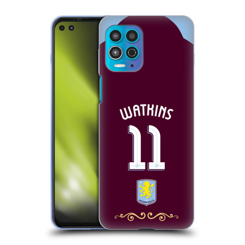 Aston Villa Football Club 2025/26 Players Home Kit Ollie Watkins Soft Gel Case for Motorola Moto G100