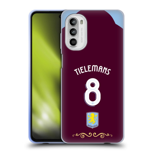 Aston Villa Football Club 2025/26 Players Home Kit Youri Tielemans Soft Gel Case for Motorola Moto G52