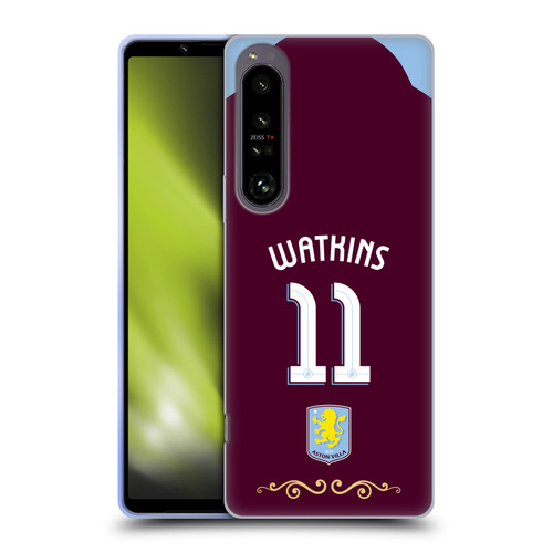 Aston Villa Football Club 2025/26 Players Home Kit Ollie Watkins Soft Gel Case for Sony Xperia 1 IV