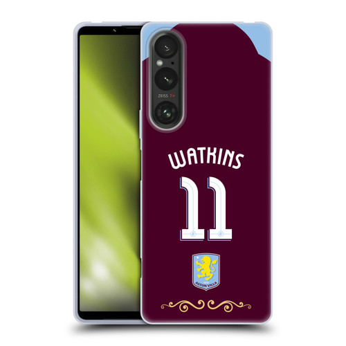 Aston Villa Football Club 2025/26 Players Home Kit Ollie Watkins Soft Gel Case for Sony Xperia 1 V 5G