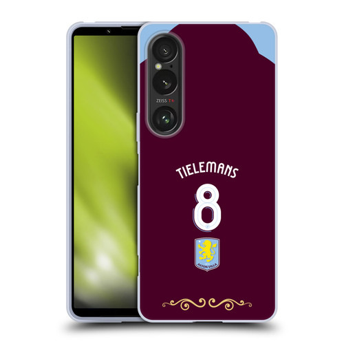 Aston Villa Football Club 2025/26 Players Home Kit Youri Tielemans Soft Gel Case for Sony Xperia 1 VI 5G