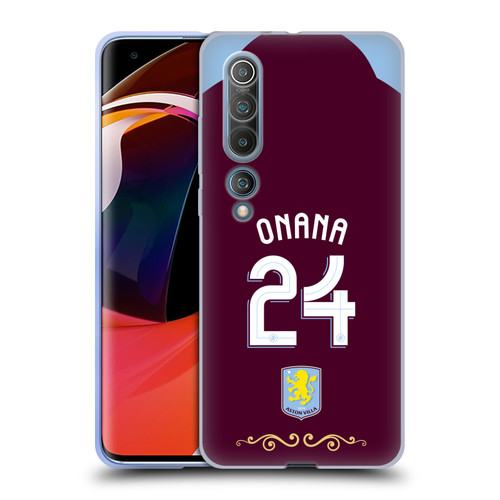 Aston Villa Football Club 2025/26 Players Home Kit Amadou Onana Soft Gel Case for Xiaomi Mi 10 5G / Mi 10 Pro 5G Aston Villa Football Club 2025/26 Players Home Kit Amadou Onana Soft Gel Case for Xiaomi Mi 10 5G / Mi 10 Pro 5G