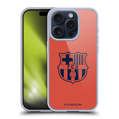 FC Barcelona 2025/26 Crest Kit Third Soft Gel Case for Apple iPhone 15 Pro & MagSafe