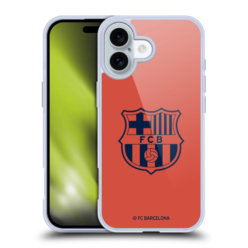 FC Barcelona 2025/26 Crest Kit Third Soft Gel Case for Apple iPhone 16