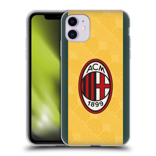 AC Milan 2025/26 Crest Kit Third Soft Gel Case for Apple iPhone 11