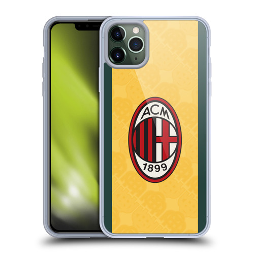 AC Milan 2025/26 Crest Kit Third Soft Gel Case for Apple iPhone 11 Pro Max & MagSafe