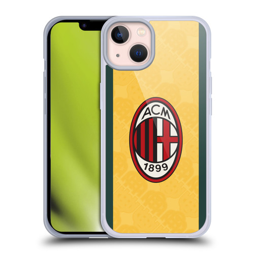 AC Milan 2025/26 Crest Kit Third Soft Gel Case for Apple iPhone 13