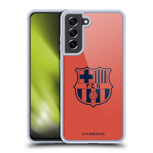 FC Barcelona 2025/26 Crest Kit Third Soft Gel Case for Samsung Galaxy S21 FE 5G & MagSafe